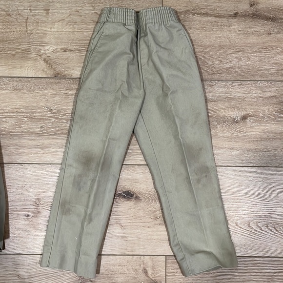A+ School Apparel Youth Toddler Khaki Pull On Pants Uniform ~ Size XS ~ 4 pair - Picture 5 of 17